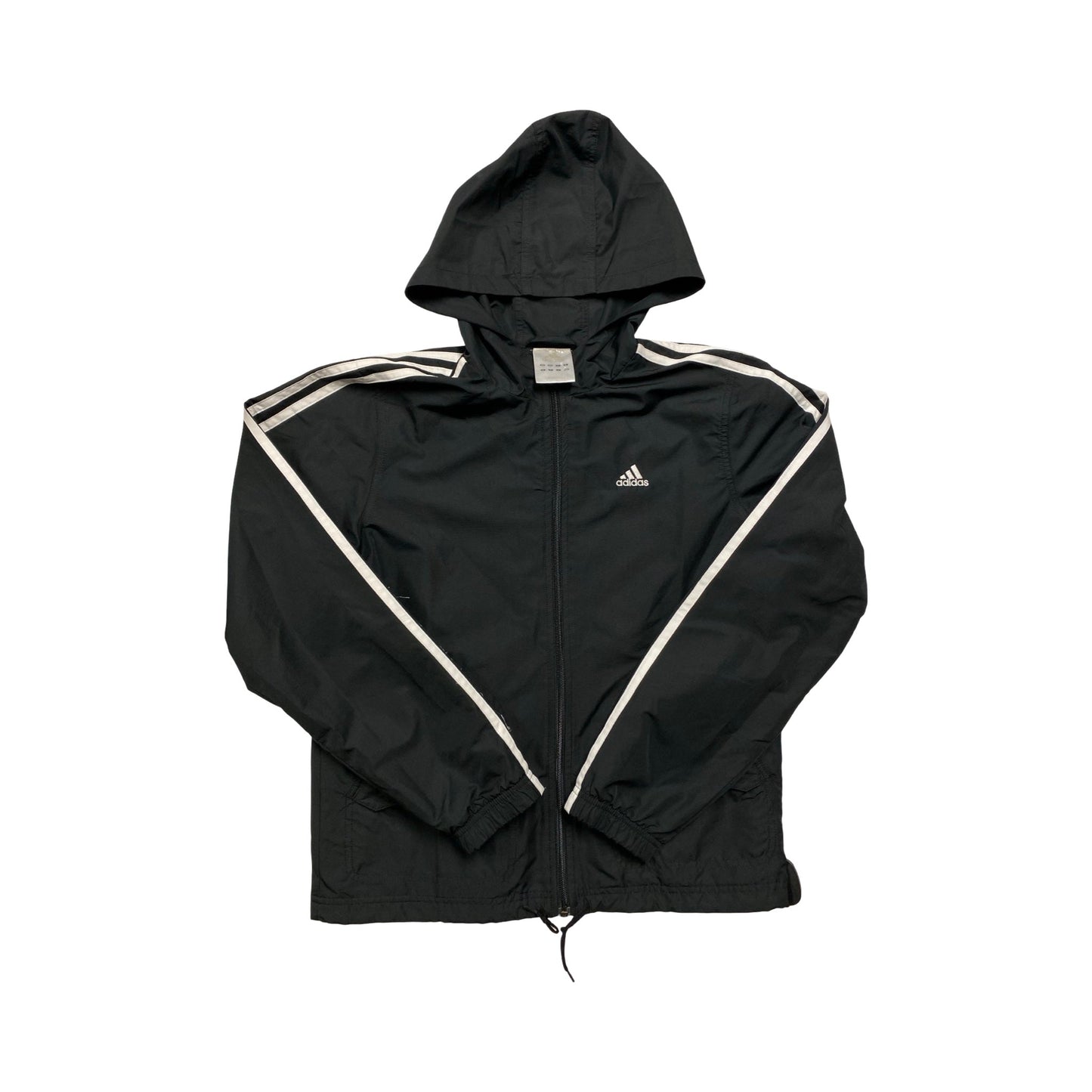 Athletic Jacket By Adidas In Black & White, Size:S