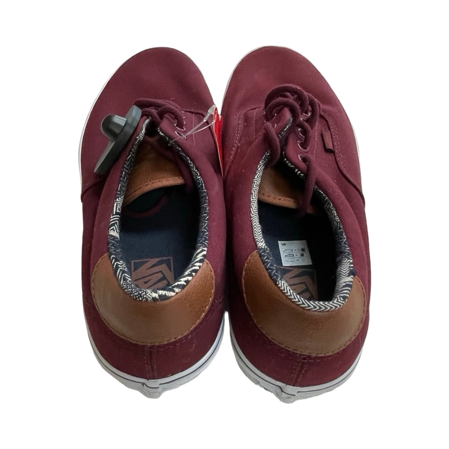 Shoes Athletic By Vans In Maroon, Size:12