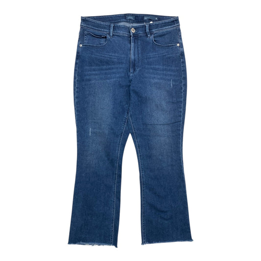 Jeans Flared By J. Jill In Blue Denim, Size:8