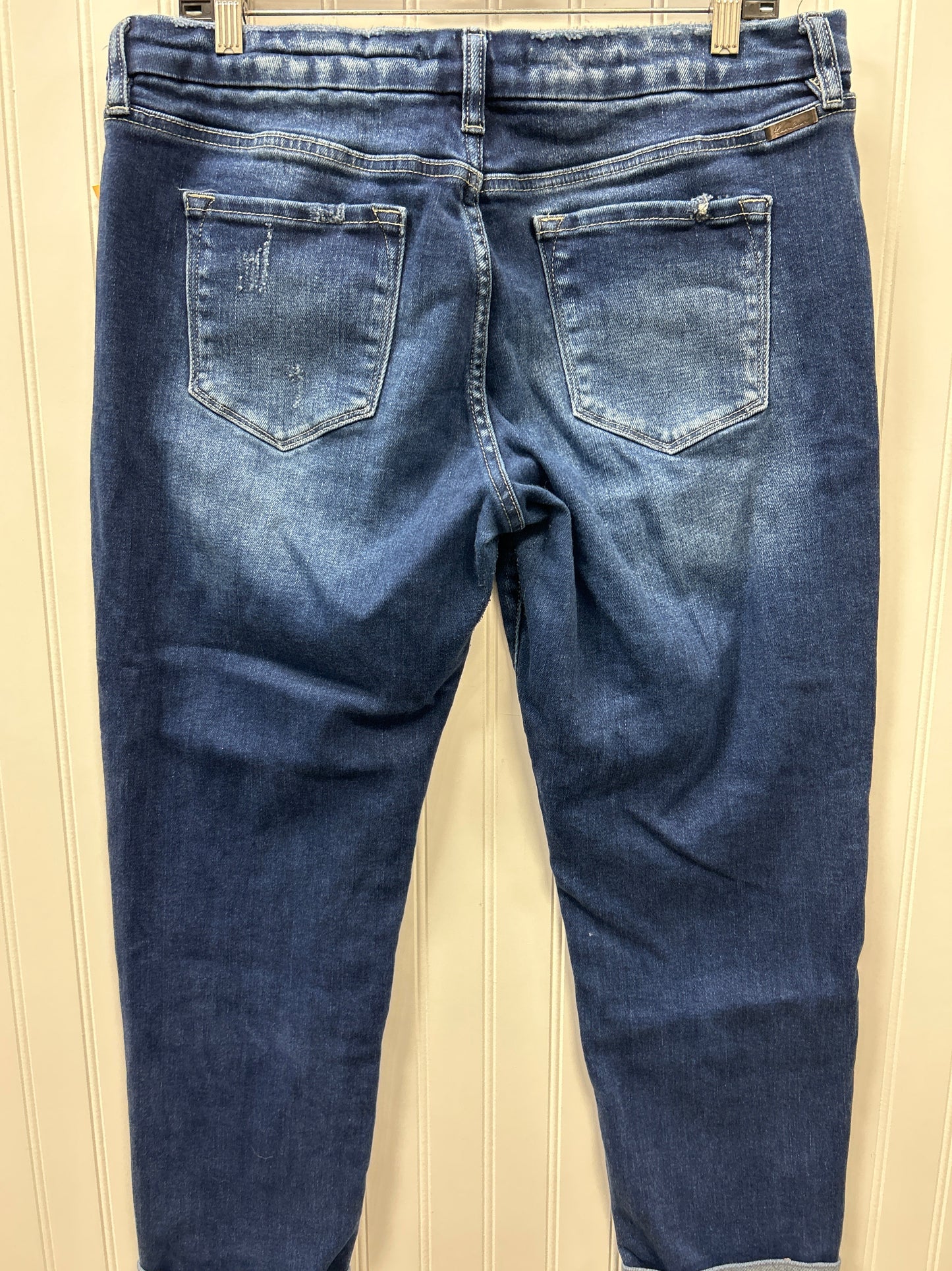 Jeans Straight By Kancan In Blue Denim, Size:10