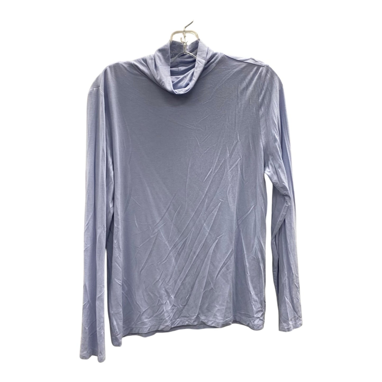 Top Ls Basic By Ann Taylor In Blue, Size:L