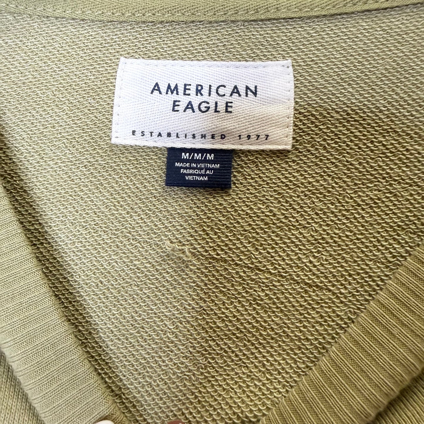 Sweatshirt Crewneck By American Eagle In Green, Size: M