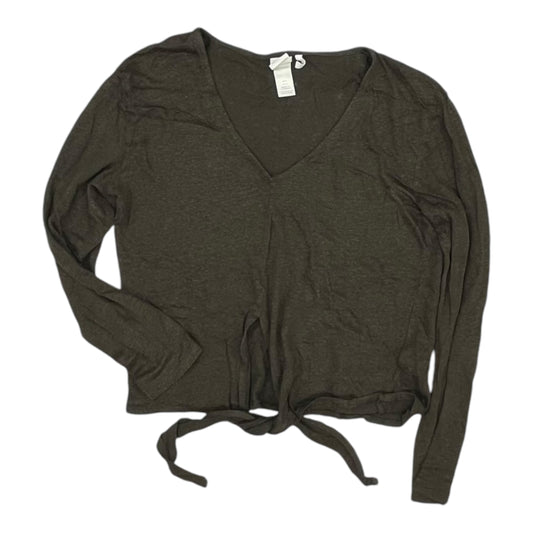 Top Ls By H&M In Green, Size:M