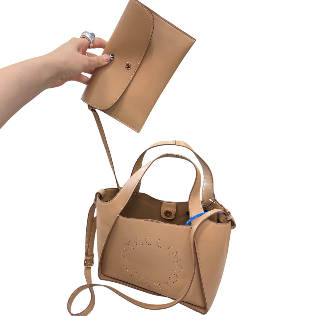 Handbag Luxury Designer By Stella Mccartney In Tan, Size:Medium