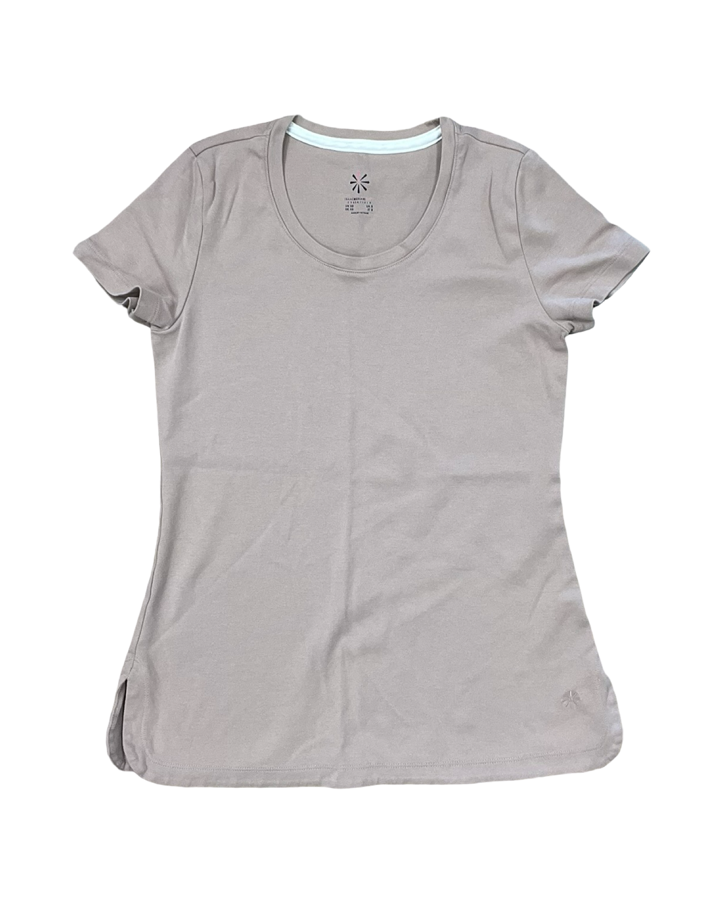 Top Ss Basic By Isaac Mizrahi In Tan, Size:Xs