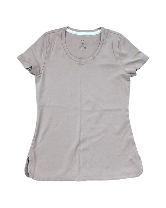 Top Ss Basic By Isaac Mizrahi In Tan, Size:Xs