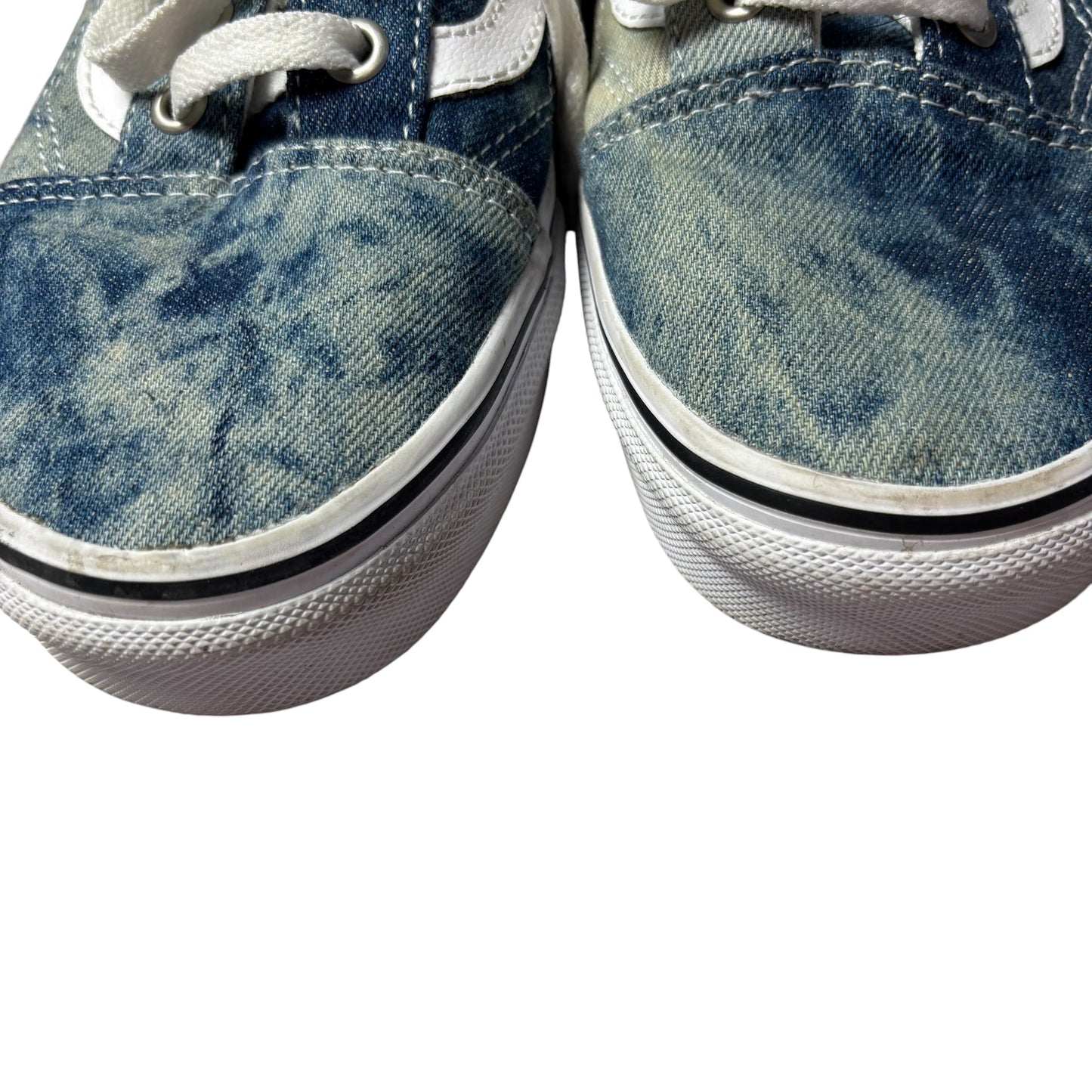 Shoes Sneakers By Vans In Blue Denim, Size: 9