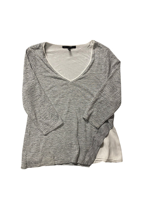 Top Ls By White House Black Market In Striped Pattern, Size:L