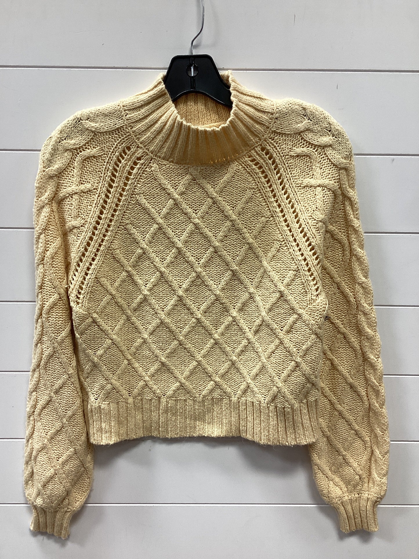 Sweater By American Eagle In Yellow, Size:Xs