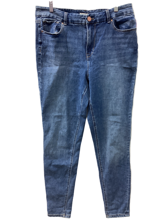 Jeans Skinny By Maurices In Blue Denim, Size:L