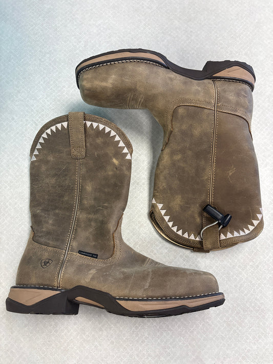 Boots Western By Ariat In Tan, Size:11