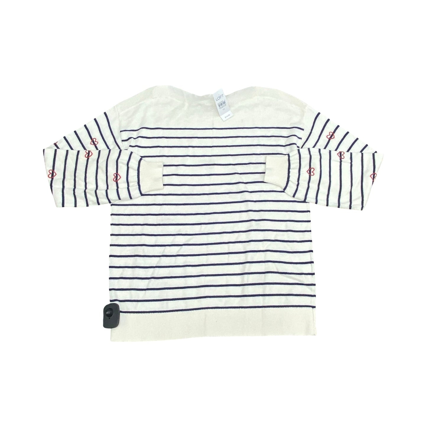 Sweater By Loft In Blue & White, Size:Xs