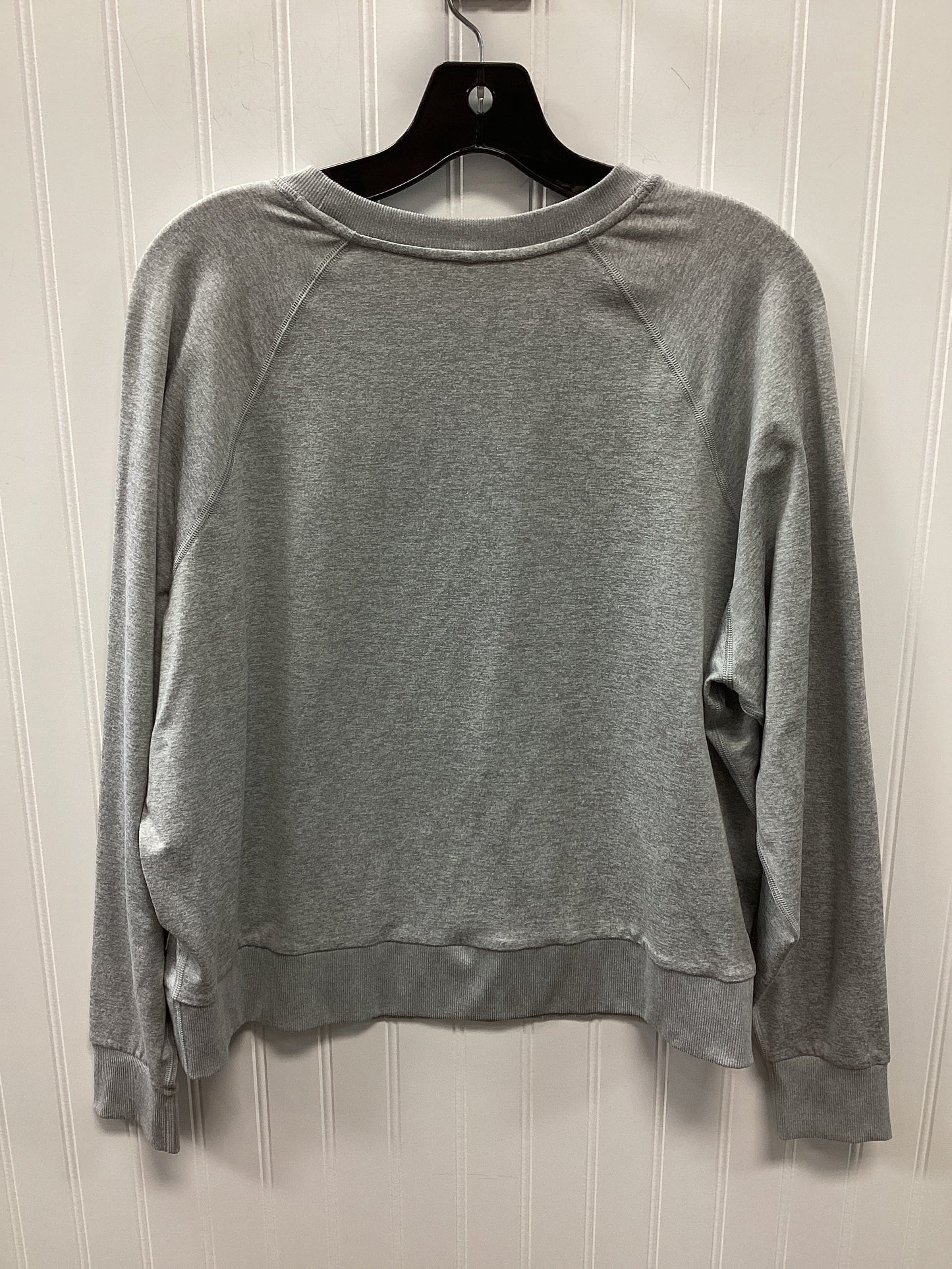 Athletic Top Ls Crewneck By Vuori In Grey, Size:M
