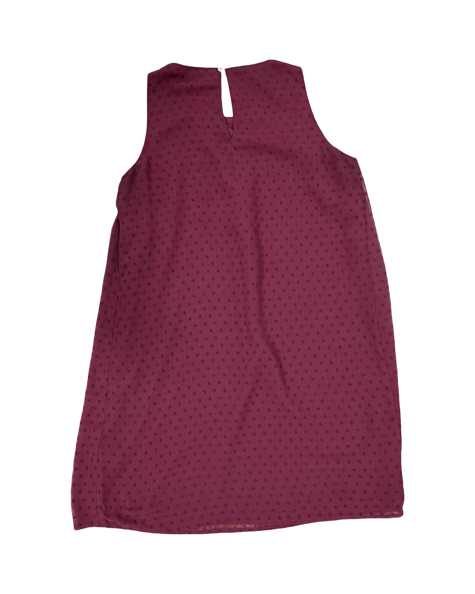 casual dress maroon Dress Casual Midi By Clothes Mentor In Maroon, Size:S