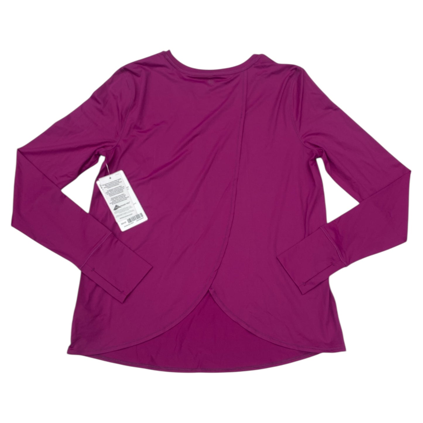 Athletic Top Ls Crewneck By Athleta In Purple, Size:M