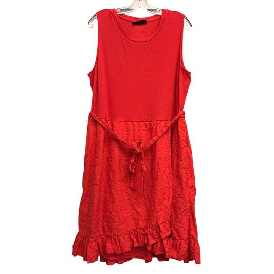 Dress Casual Short By Lane Bryant In Red, Size:2X