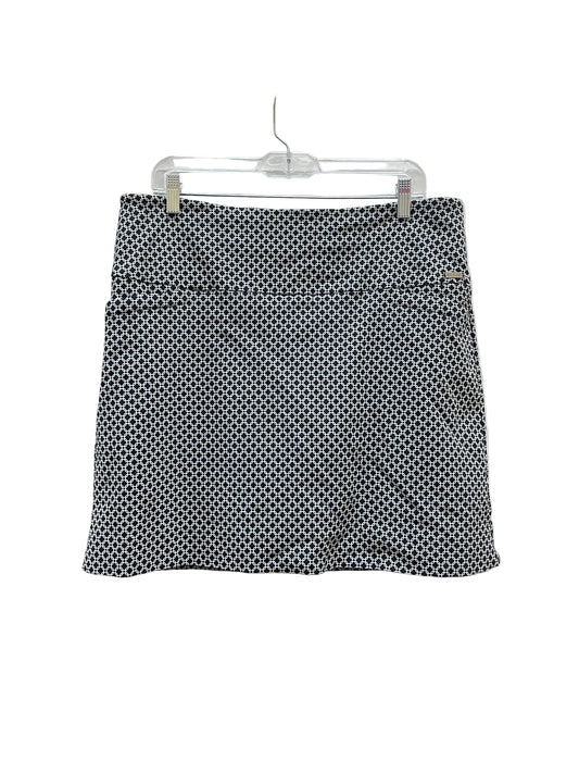 Skort By S.C.&CO In Black & White, Size:Xl