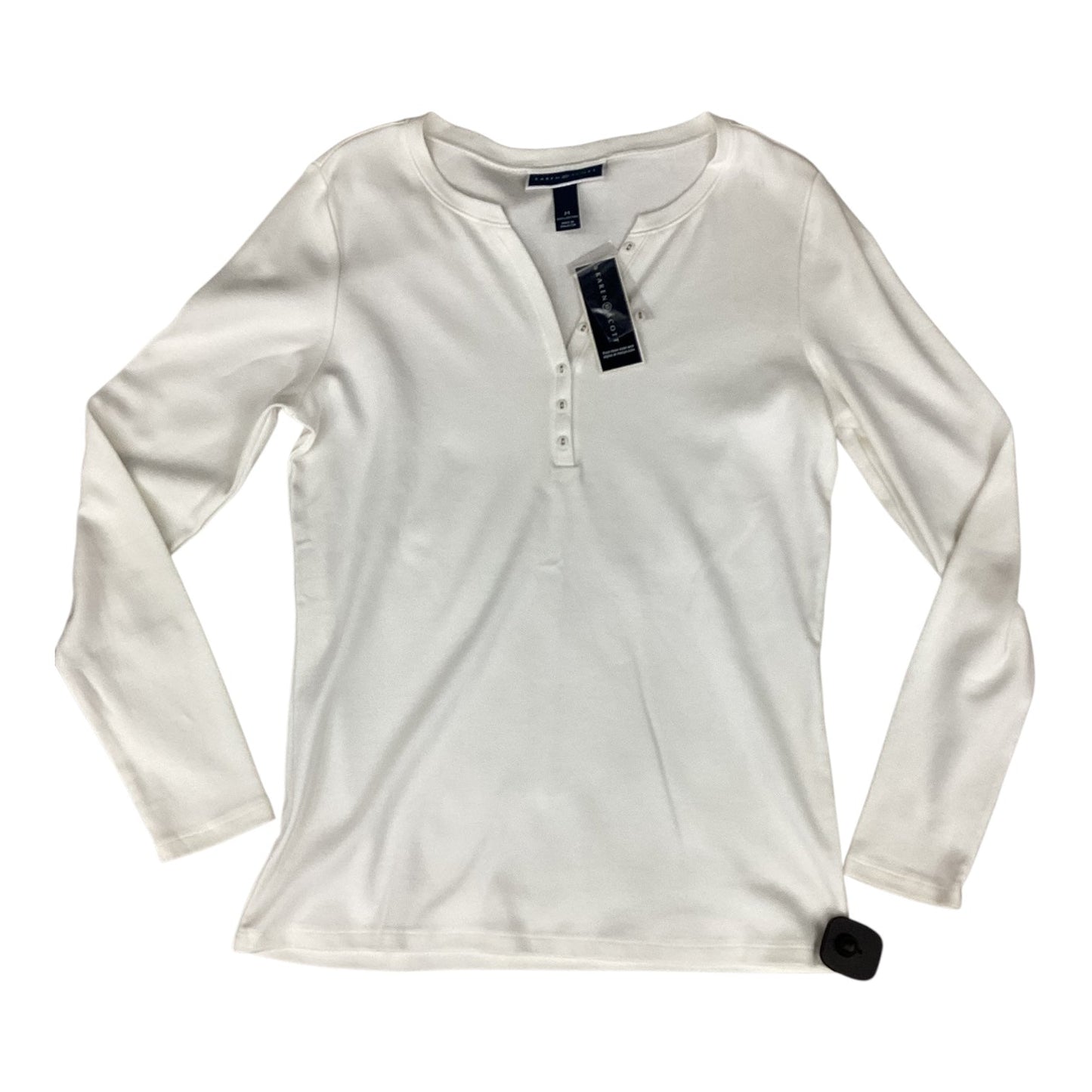 Top Ls By Karen Scott In White, Size:M