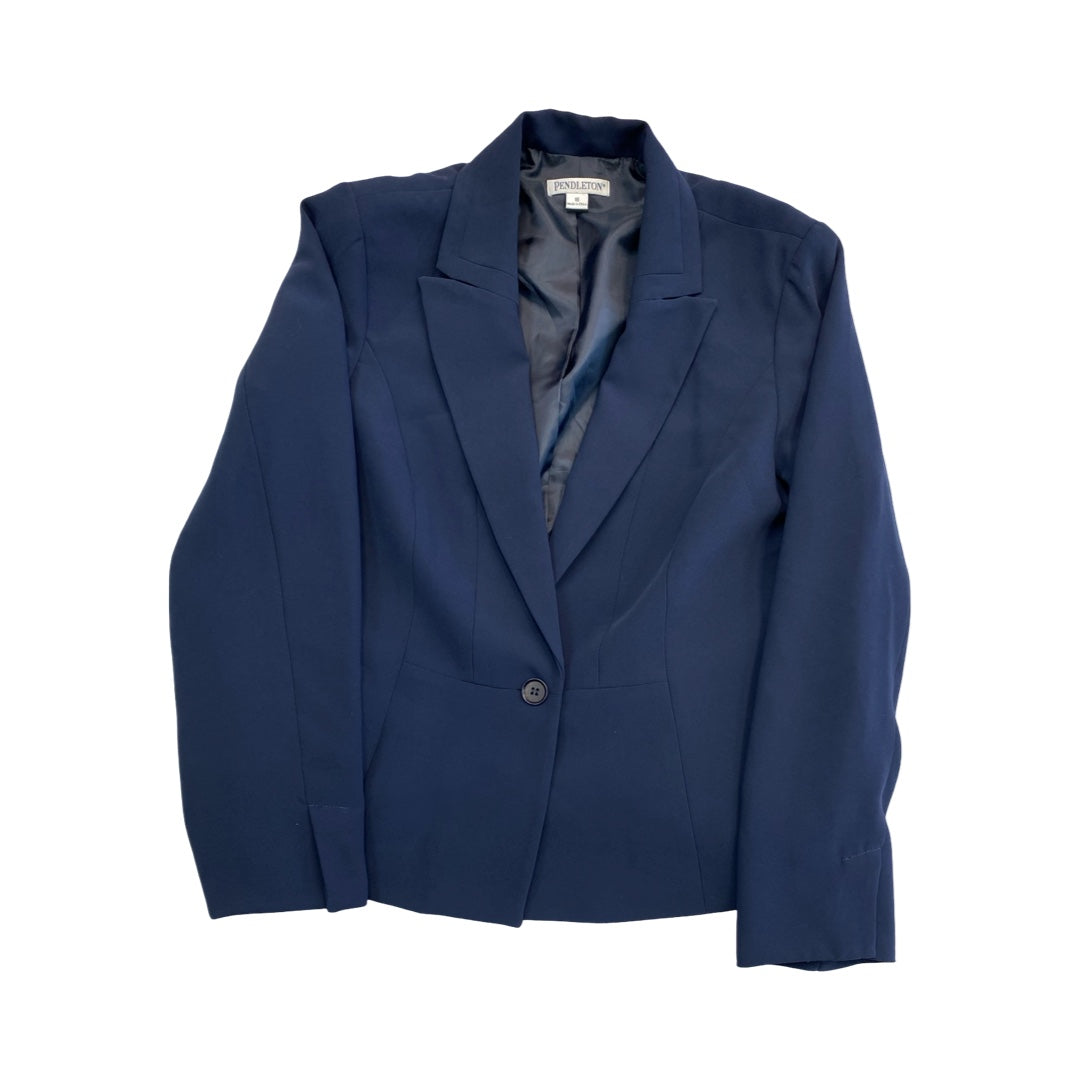 Blazer By Pendleton In Navy, Size:16