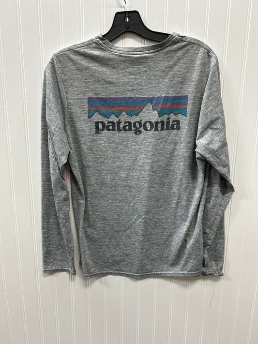 Athletic Top Ls Crewneck By Patagonia In Grey, Size:S