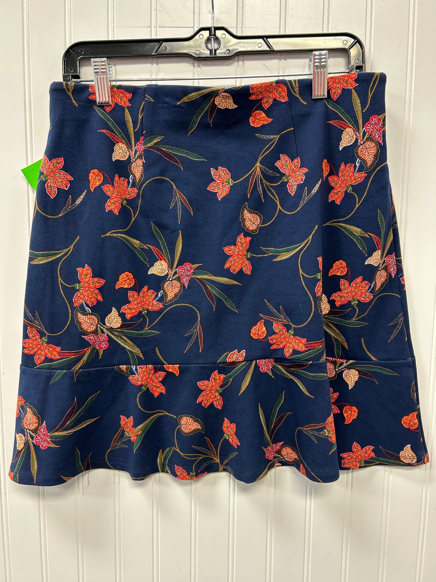 Skirt Midi By Loft In Navy, Size:Mp