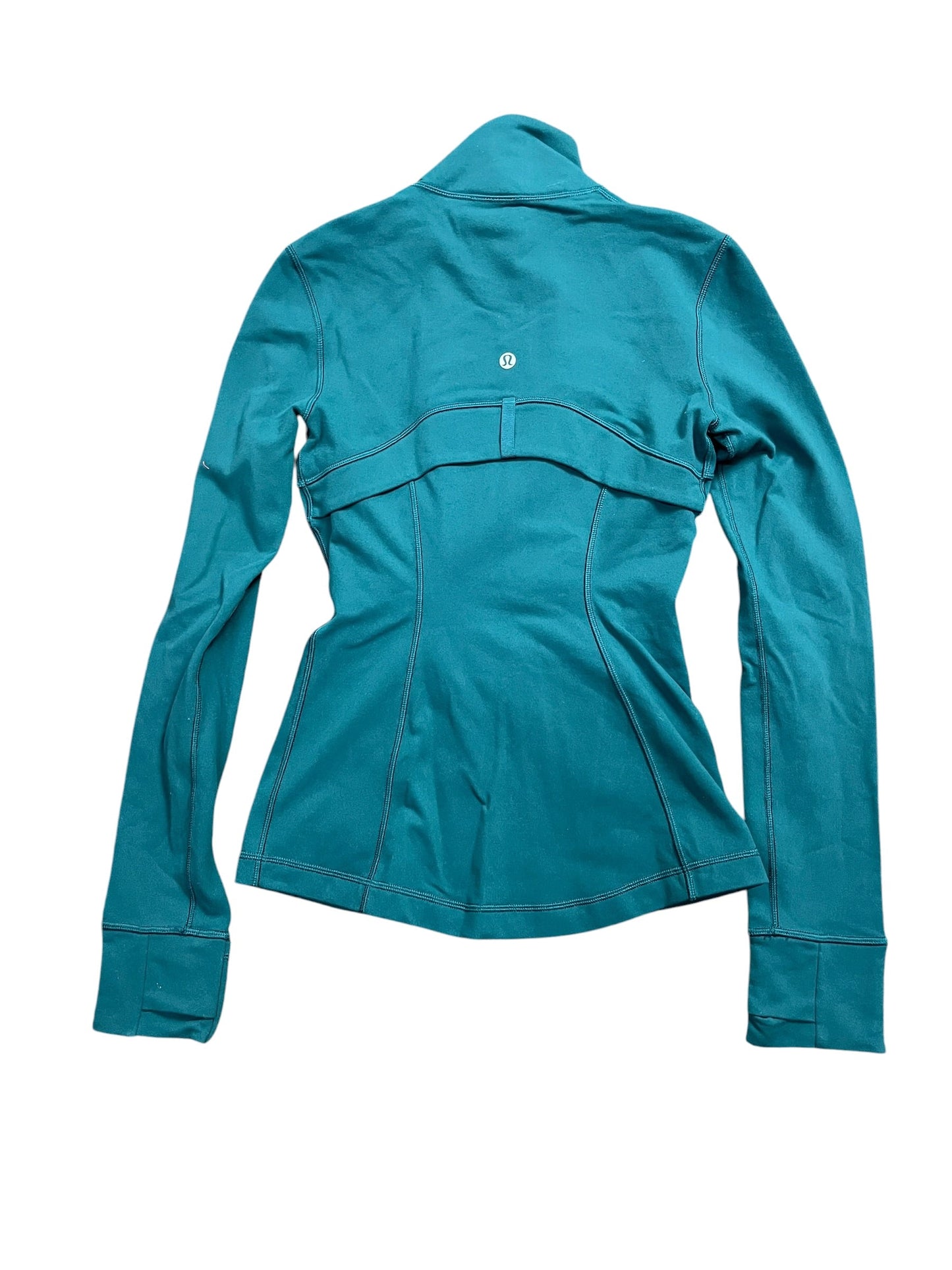 Athletic Jacket By Lululemon In Green, Size:Xs