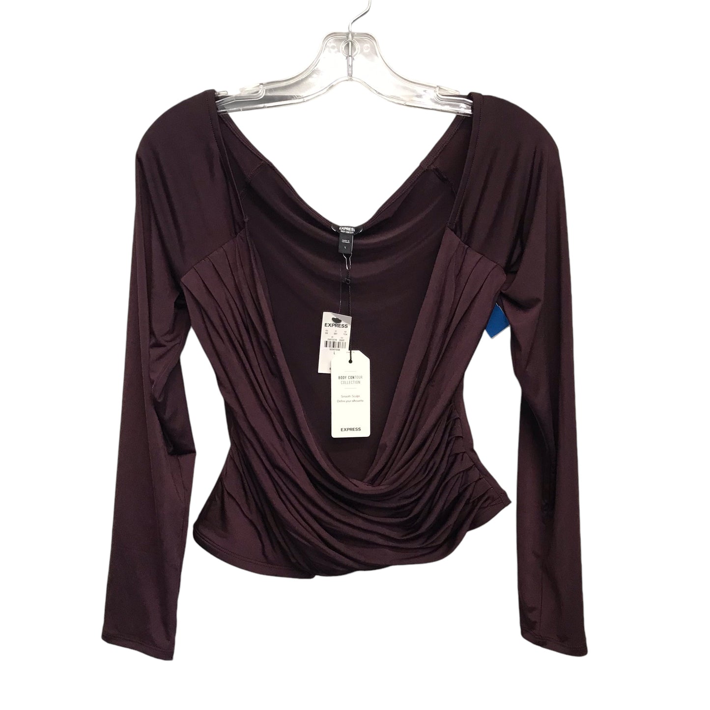 Top Ls By Express In Purple, Size:L