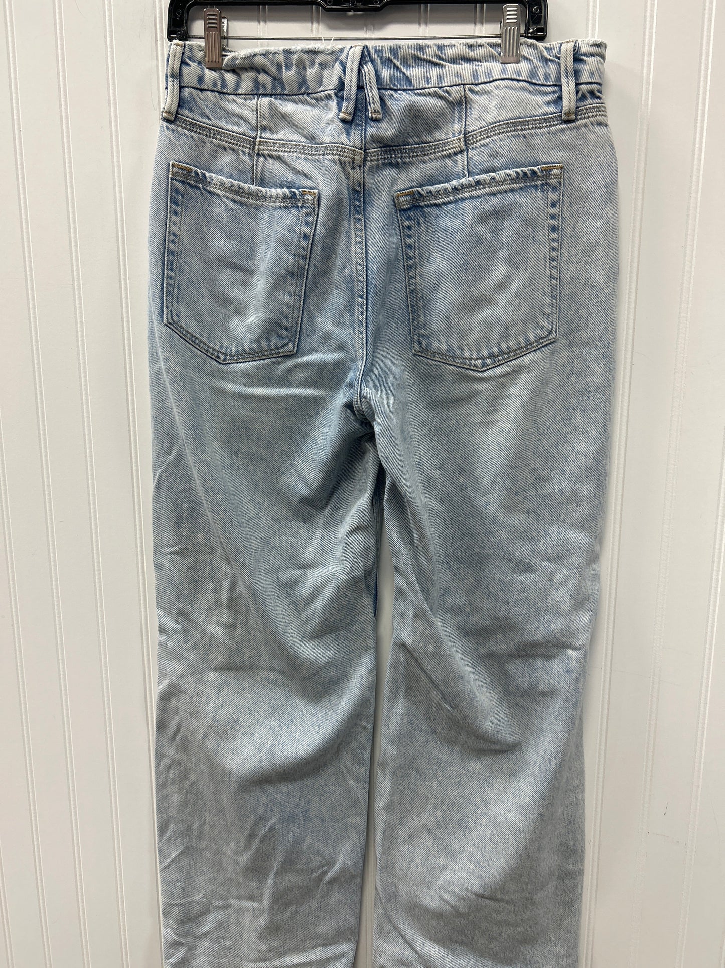 Jeans Wide Leg By Good American In Blue Denim, Size:8