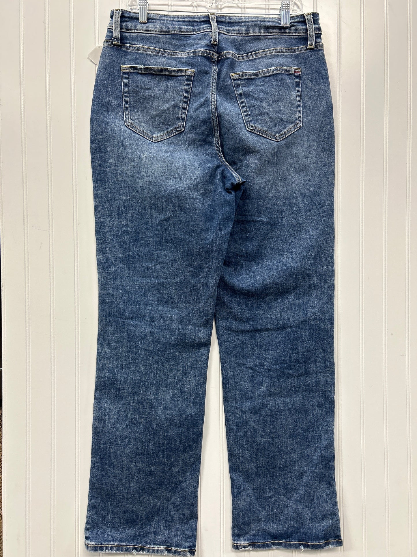 Jeans Straight By Edgely In Blue Denim, Size:14