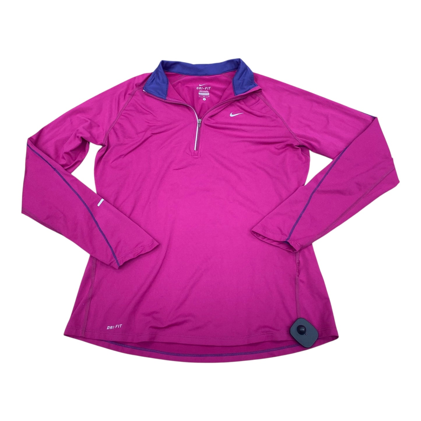 Athletic Jacket By Nike In Pink, Size:L