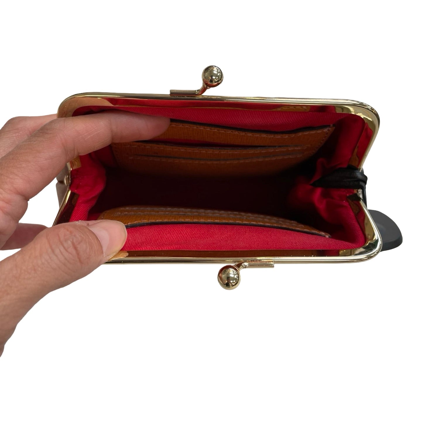 Coin Purse Designer By Dooney And Bourke In Tan, Size:Medium