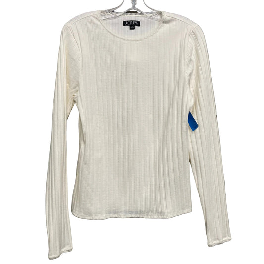 Top Ls By J. Crew In Cream, Size:Xl