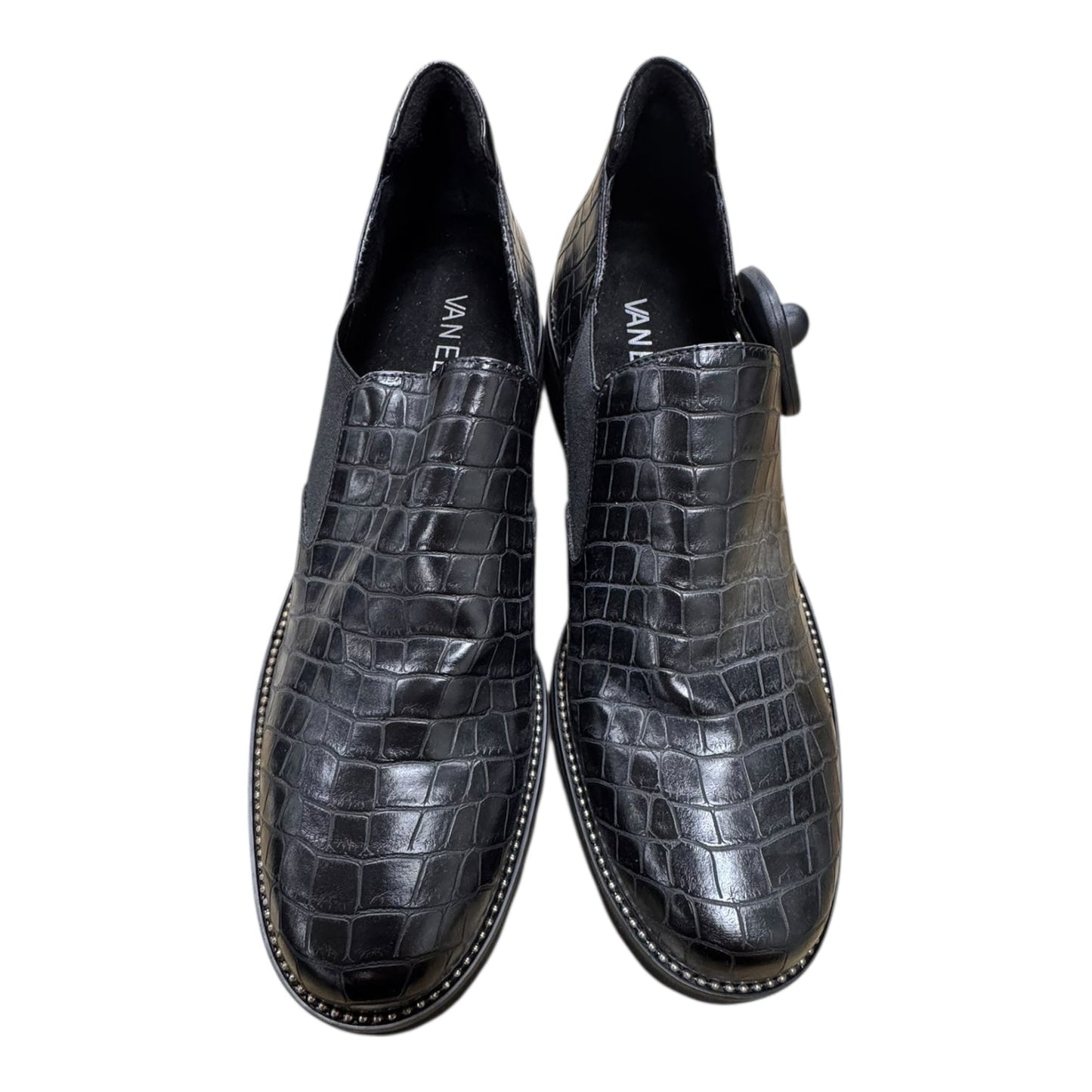 Boots Ankle Heels By Vaneli In Black, Size:8