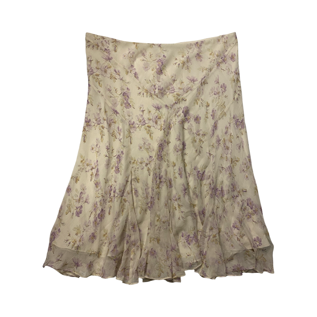 Skirt Midi By Lauren By Ralph Lauren In Multi, Size:Xl