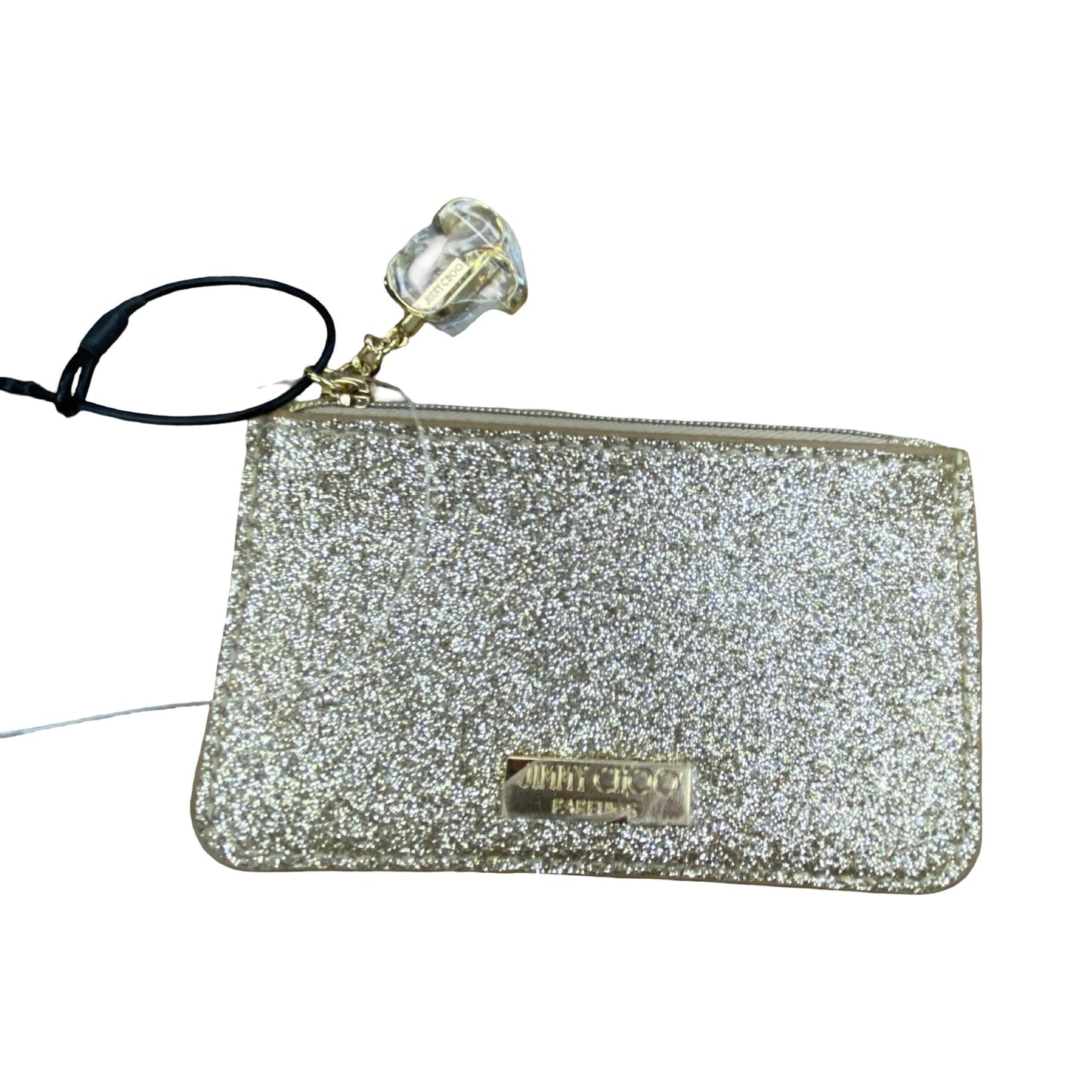Coin Purse Luxury Designer By Jimmy Choo In Gold, Size:Small (5”x3”)