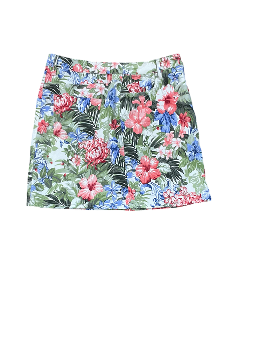 Skirt Mini & Short By Tommy Bahama In Floral Print, Size:12