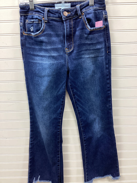 Jeans Straight By Risen In Blue Denim, Size:4