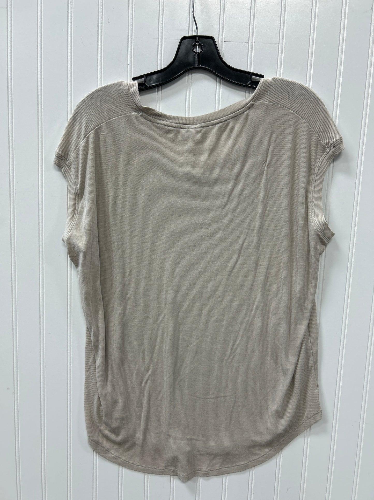 Athletic Top Ss By Athleta In Cream, Size:M