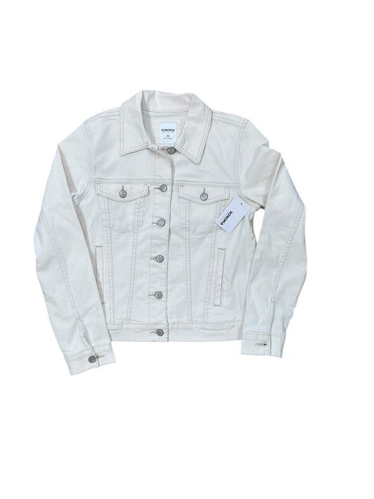 Jacket Denim By Sonoma In White, Size:Xs