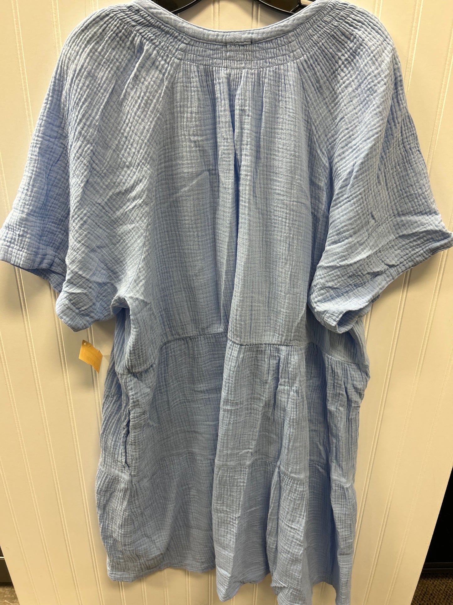 Dress Casual Midi By Gap In Blue, Size:1X