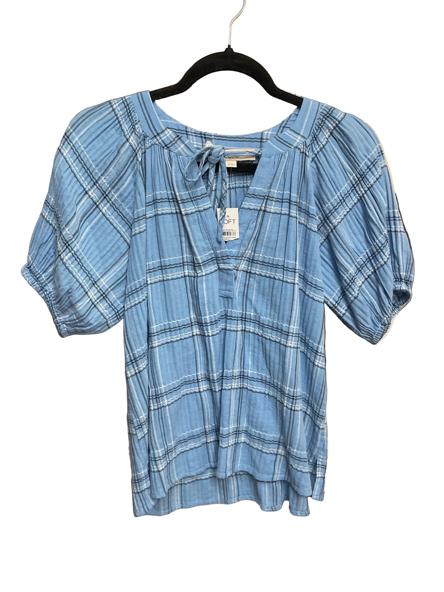 Top Ss By Loft In Blue, Size:Xs