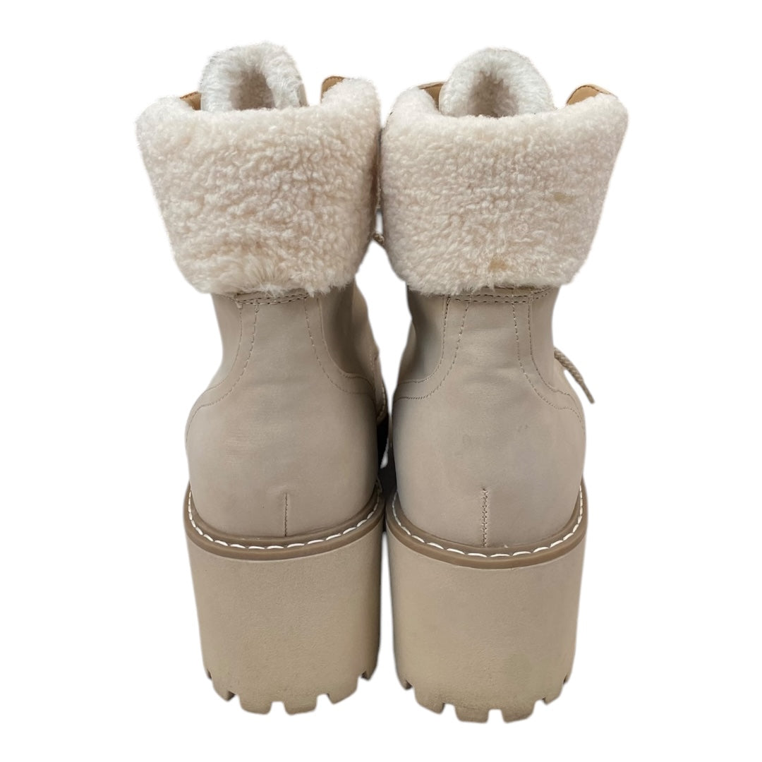 Boots Ankle Heels By Dolce Vita In Cream, Size:11