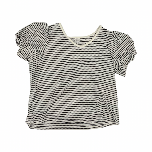 Top Ss By Cato In Black & White, Size:1X