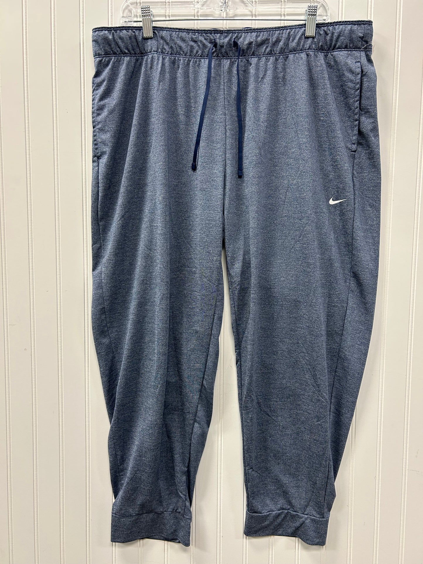 Athletic Pants By Nike Apparel In Blue, Size:1X