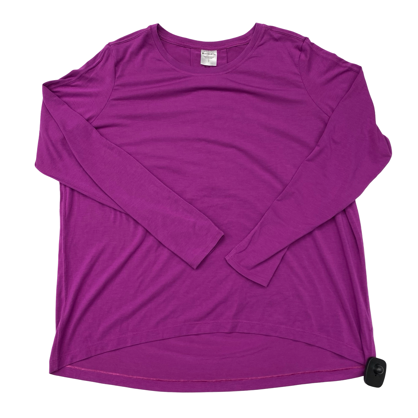 Athletic Top Ls Crewneck By Athleta In Purple, Size:Sp