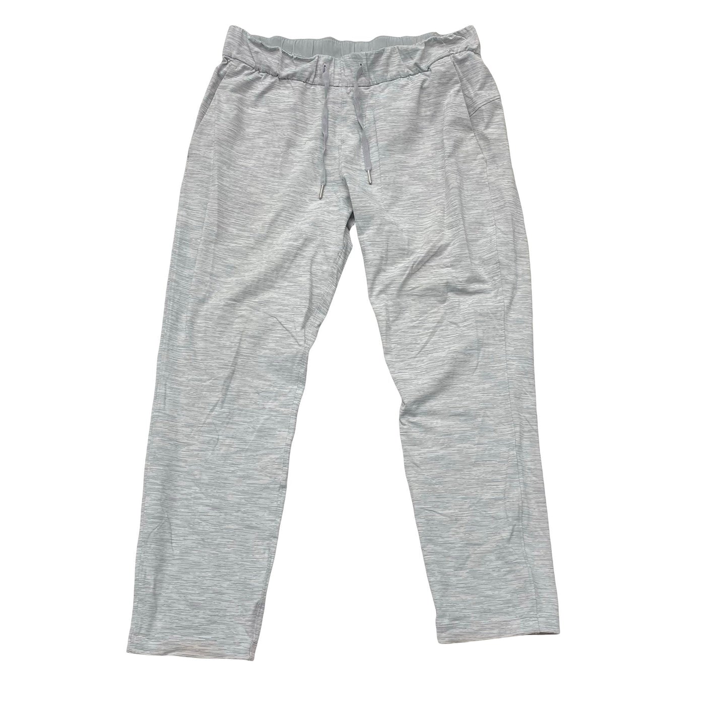 Athletic Pants By Lululemon In Grey, Size:10