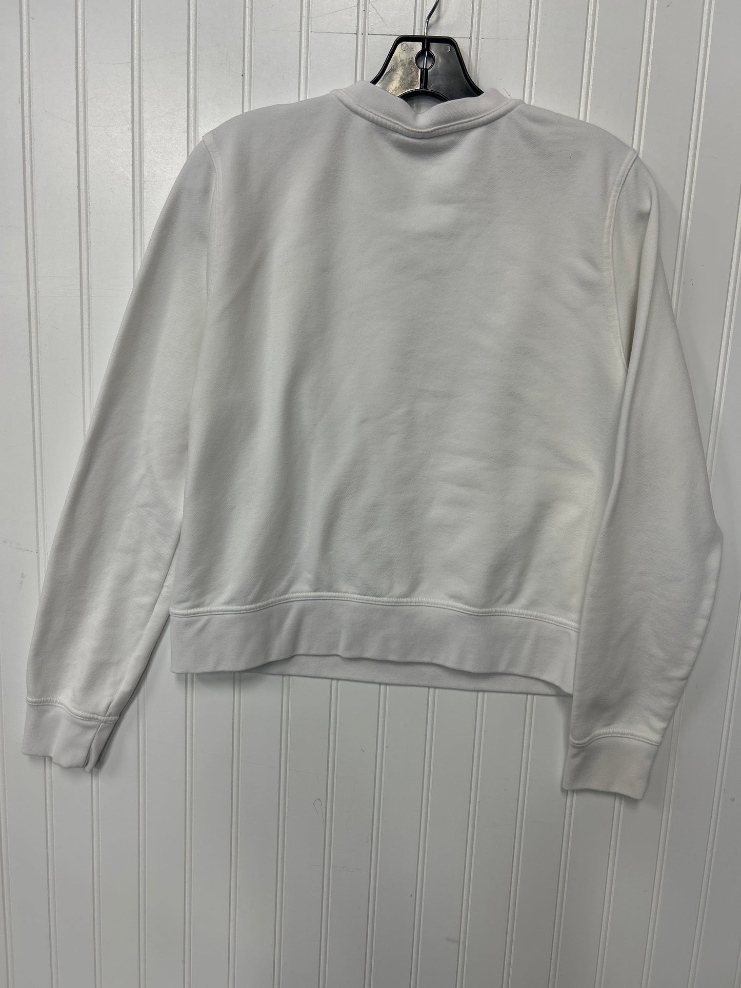 Athletic Sweatshirt Crewneck By Nike Apparel In White, Size:M