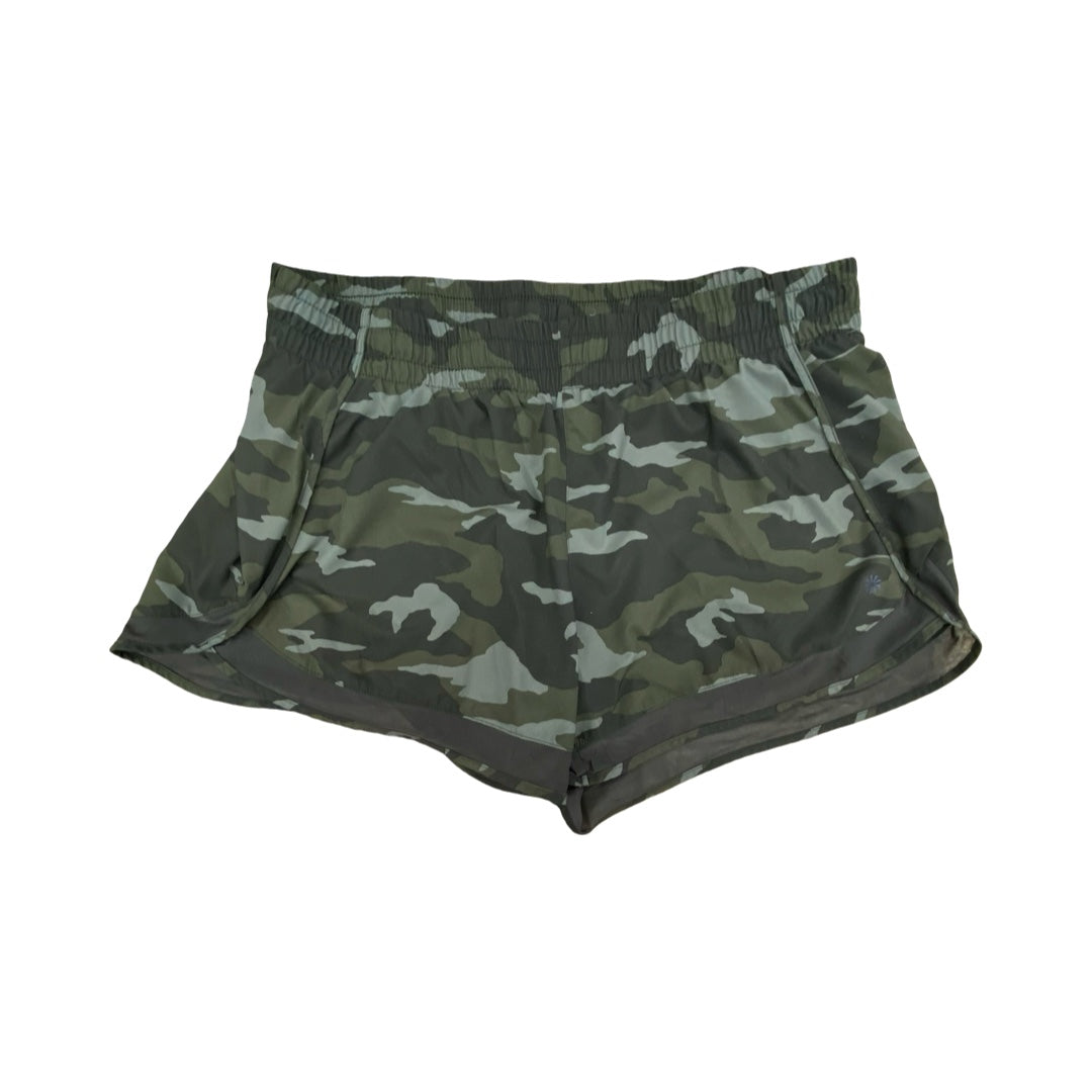 Athletic Shorts By Athleta In Camouflage Print, Size:L