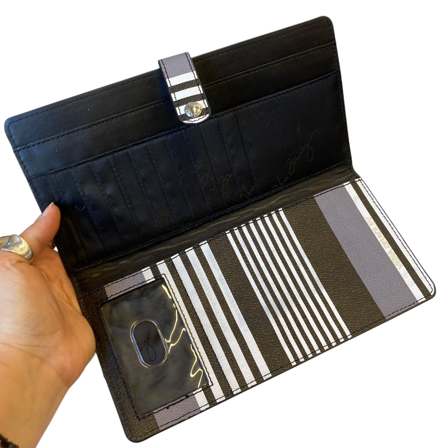 Crossbody By Vera Bradley In Striped Pattern, Size:Medium