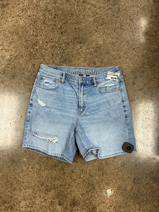 Shorts By American Eagle In Blue Denim, Size:8